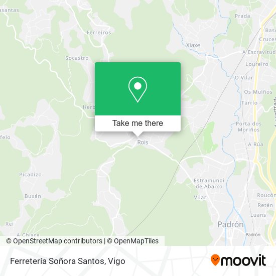 mapa Ferretería Soñora Santos