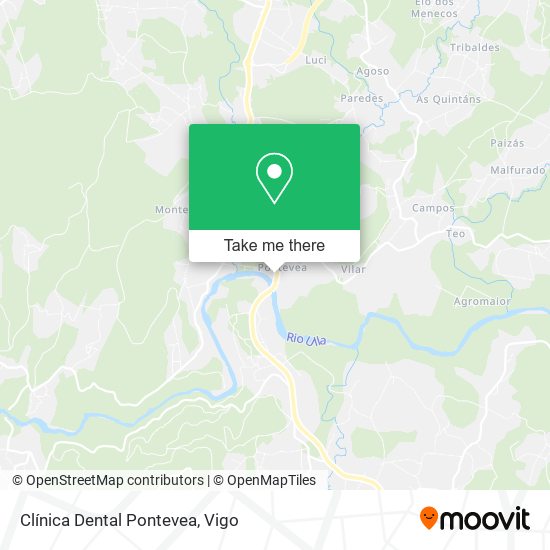 Clínica Dental Pontevea map