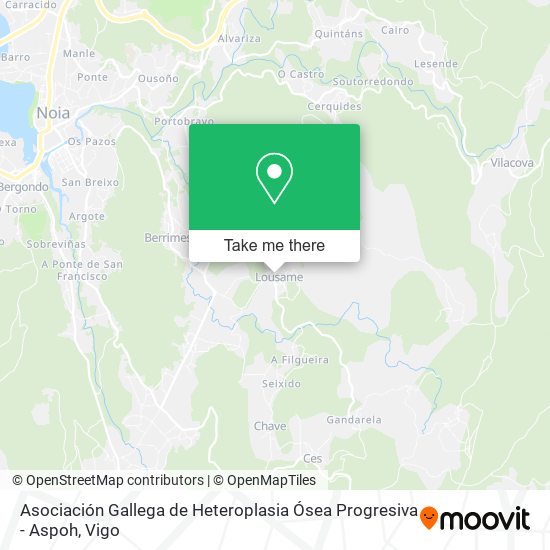 Asociación Gallega de Heteroplasia Ósea Progresiva - Aspoh map