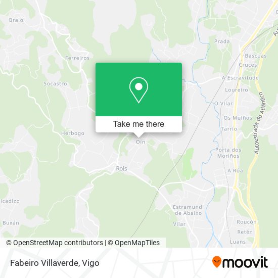 mapa Fabeiro Villaverde