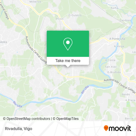 mapa Rivadulla