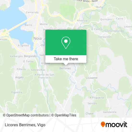 Licores Berrimes map