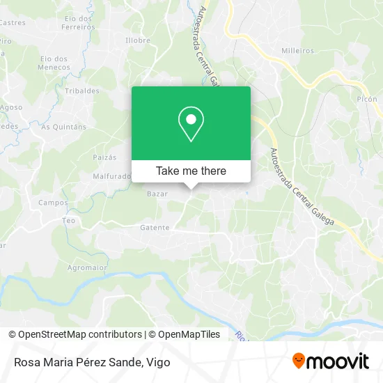 Rosa Maria Pérez Sande map