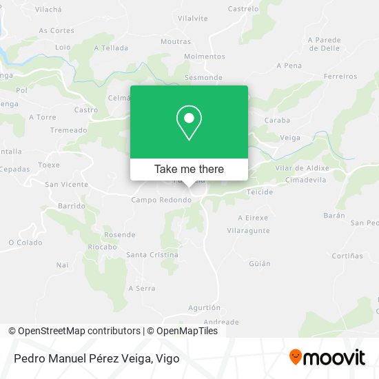 Pedro Manuel Pérez Veiga map