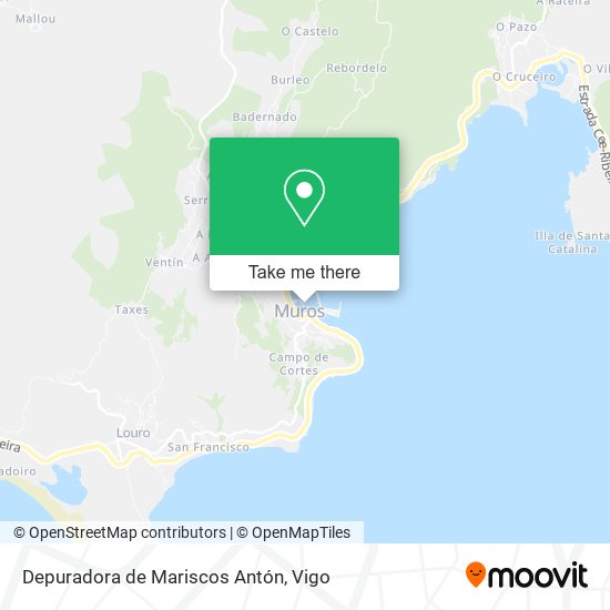 Depuradora de Mariscos Antón map