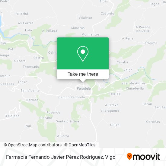 Farmacia Fernando Javier Pérez Rodríguez map
