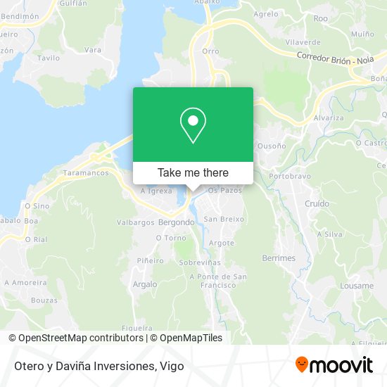 Otero y Daviña Inversiones map