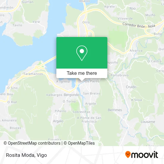 Rosita Moda map