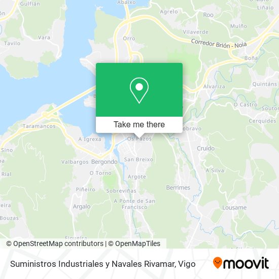 Suministros Industriales y Navales Rivamar map