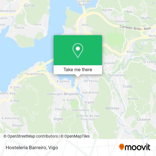 Hostelería Barreiro map