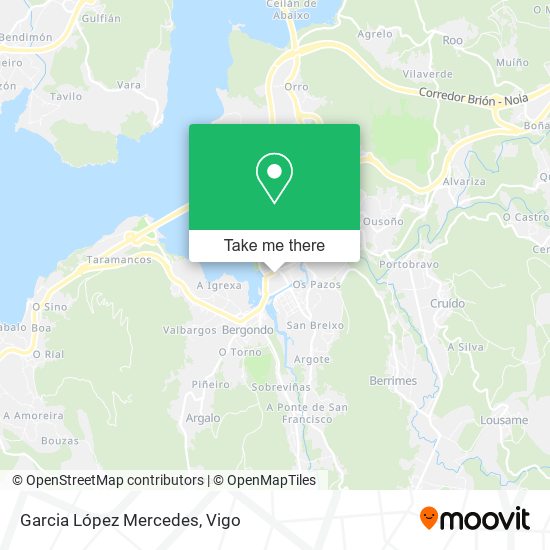 Garcia López Mercedes map