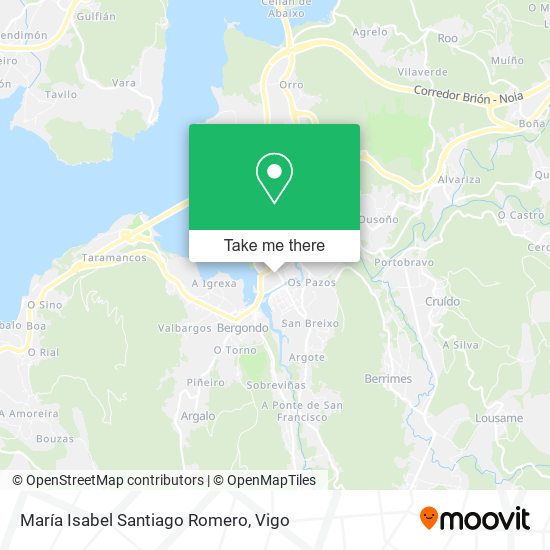 María Isabel Santiago Romero map