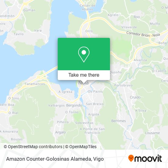 Amazon Counter-Golosinas Alameda map