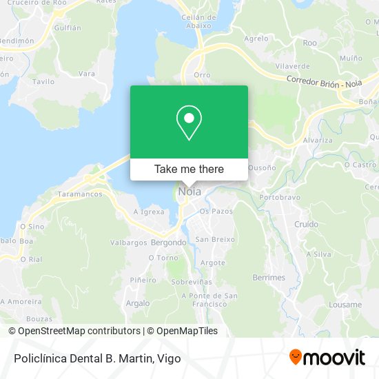 Policlínica Dental B. Martin map