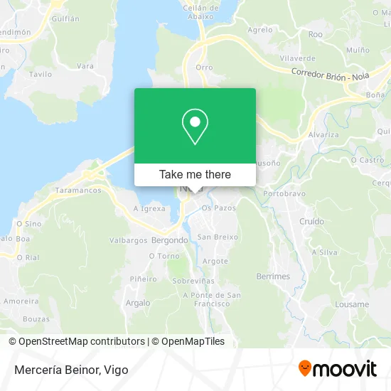 Mercería Beinor map