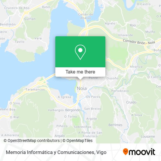 Memoria Informática y Comunicaciones map