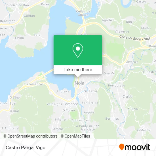 Castro Parga map