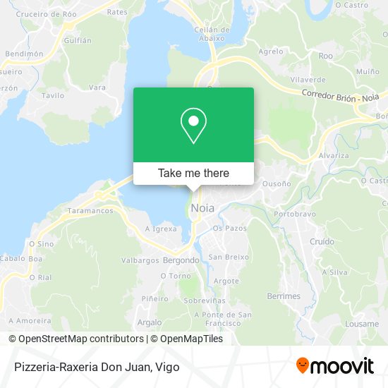 Pizzeria-Raxeria Don Juan map