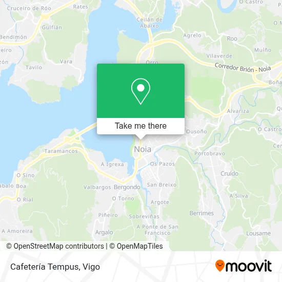 Cafetería Tempus map