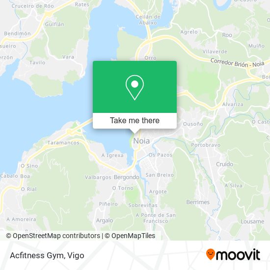 Acfitness Gym map