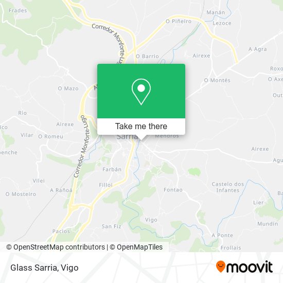 Glass Sarria map