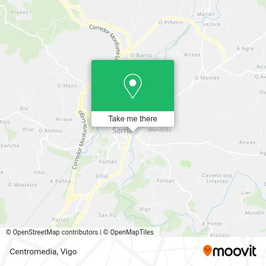 Centromedia map