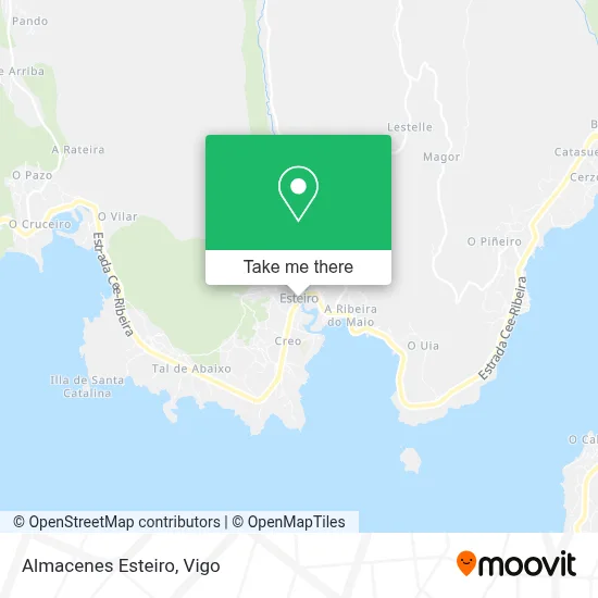 Almacenes Esteiro map