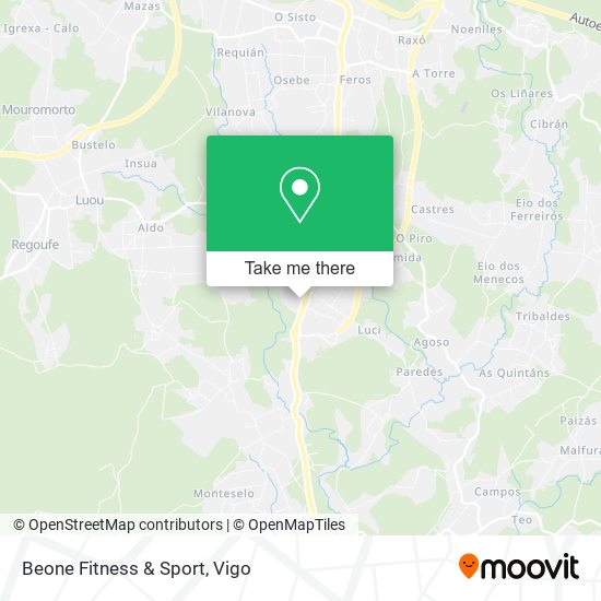 mapa Beone Fitness & Sport