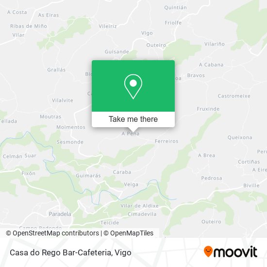 Casa do Rego Bar-Cafeteria map
