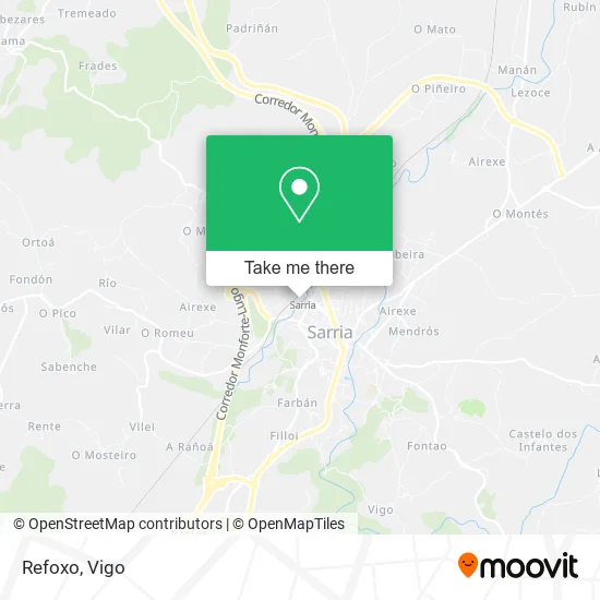 mapa Refoxo