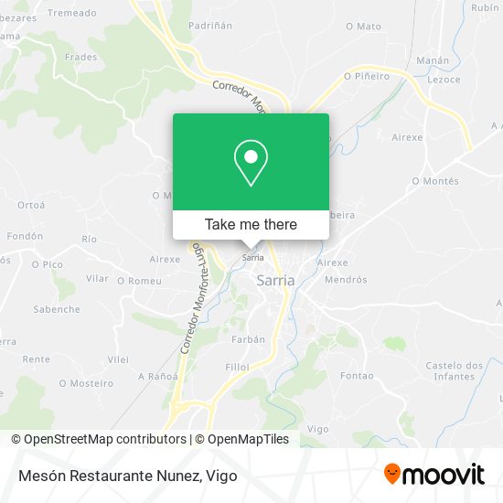 Mesón Restaurante Nunez map