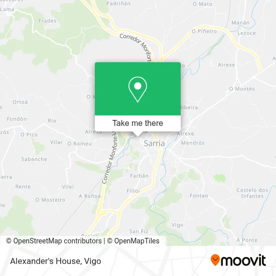 Casa de Alejandro map