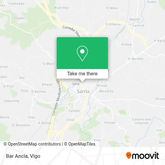 Bar Ancla map