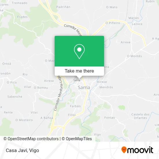 Casa Javi map