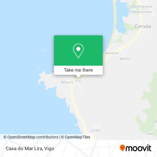 Casa do Mar Lira map