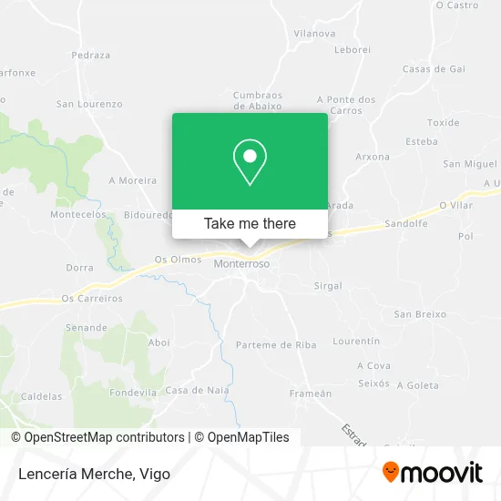 Lencería Merche map