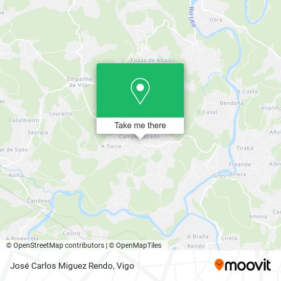 José Carlos Miguez Rendo map