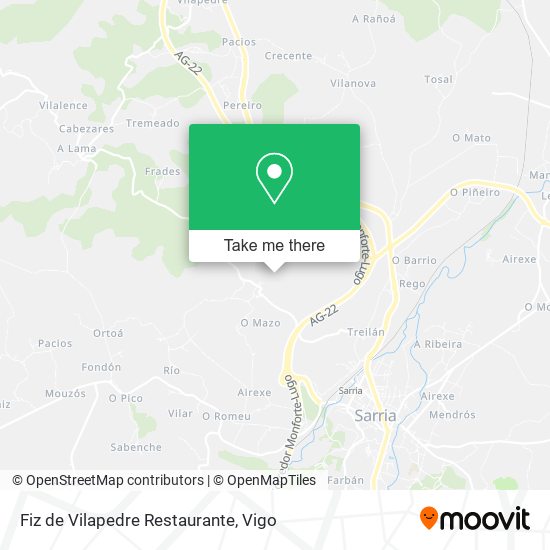 Fiz de Vilapedre Restaurante map