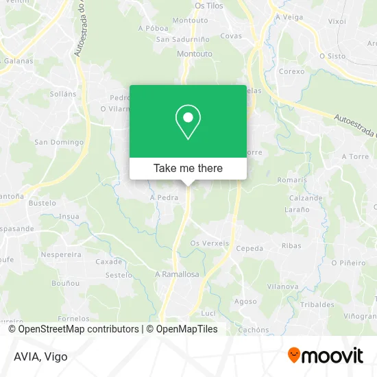 AVIA map