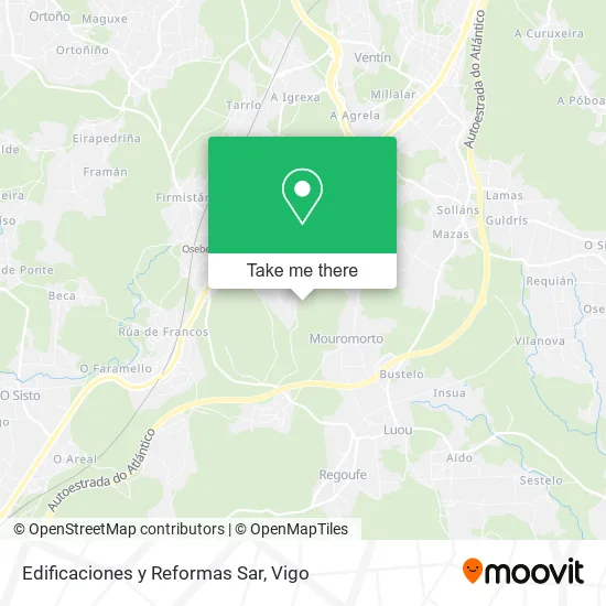 Edificaciones y Reformas Sar map