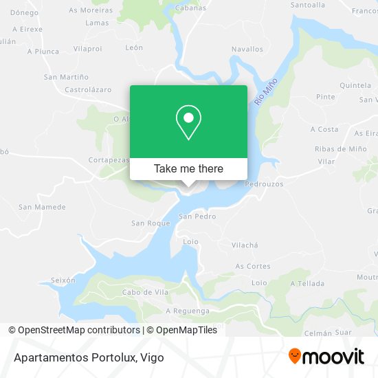 Apartamentos Portolux map