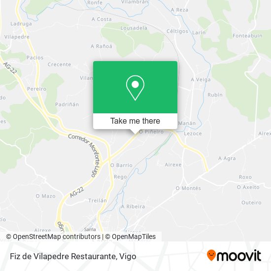 Fiz de Vilapedre Restaurante map