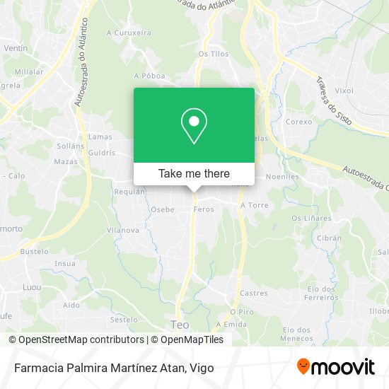 Farmacia Palmira Martínez Atan map