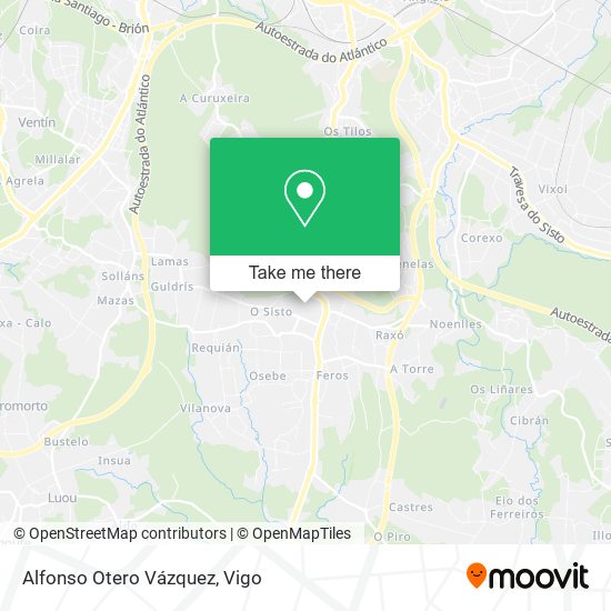 Alfonso Otero Vázquez map