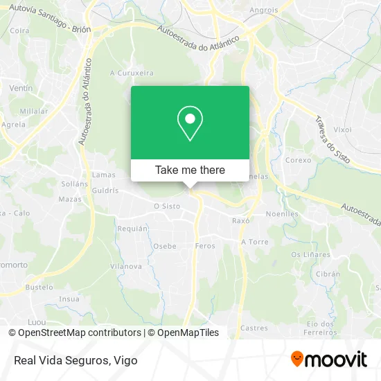 Real Vida Seguros map