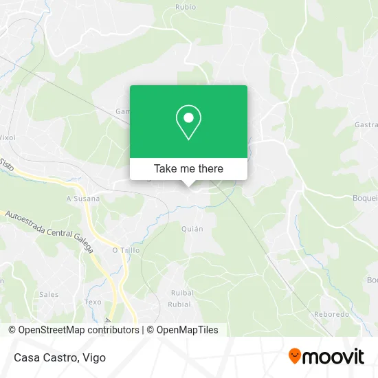 Casa Castro map