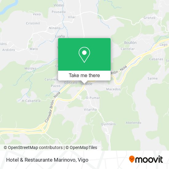 Hotel & Restaurante Marinovo map