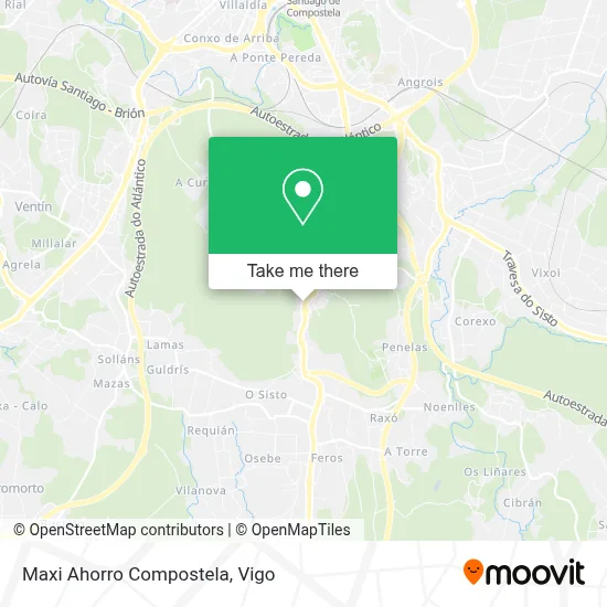 Maxi Ahorro Compostela map