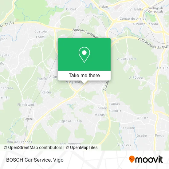 BOSCH Car Service map