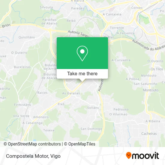 Compostela Motor map